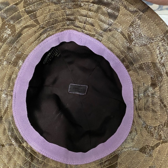 Authentic Coach bucket hat in bronze color - Picture 4 of 7